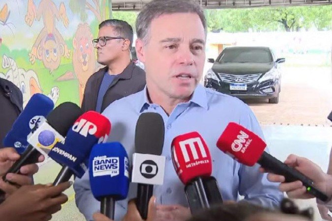 André Mendonça vota em Brasília - (crédito: Reprodução/TV Globo) André Mendonça vota em Brasília - (crédito: Reprodução/TV Globo)