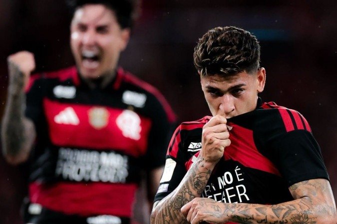 Carrascal, autor do gol da vitória flamenguista por 3 x 2 - (crédito: Flamengo/Divulgação) Carrascal, autor do gol da vitória flamenguista por 3 x 2 - (crédito: Flamengo/Divulgação)