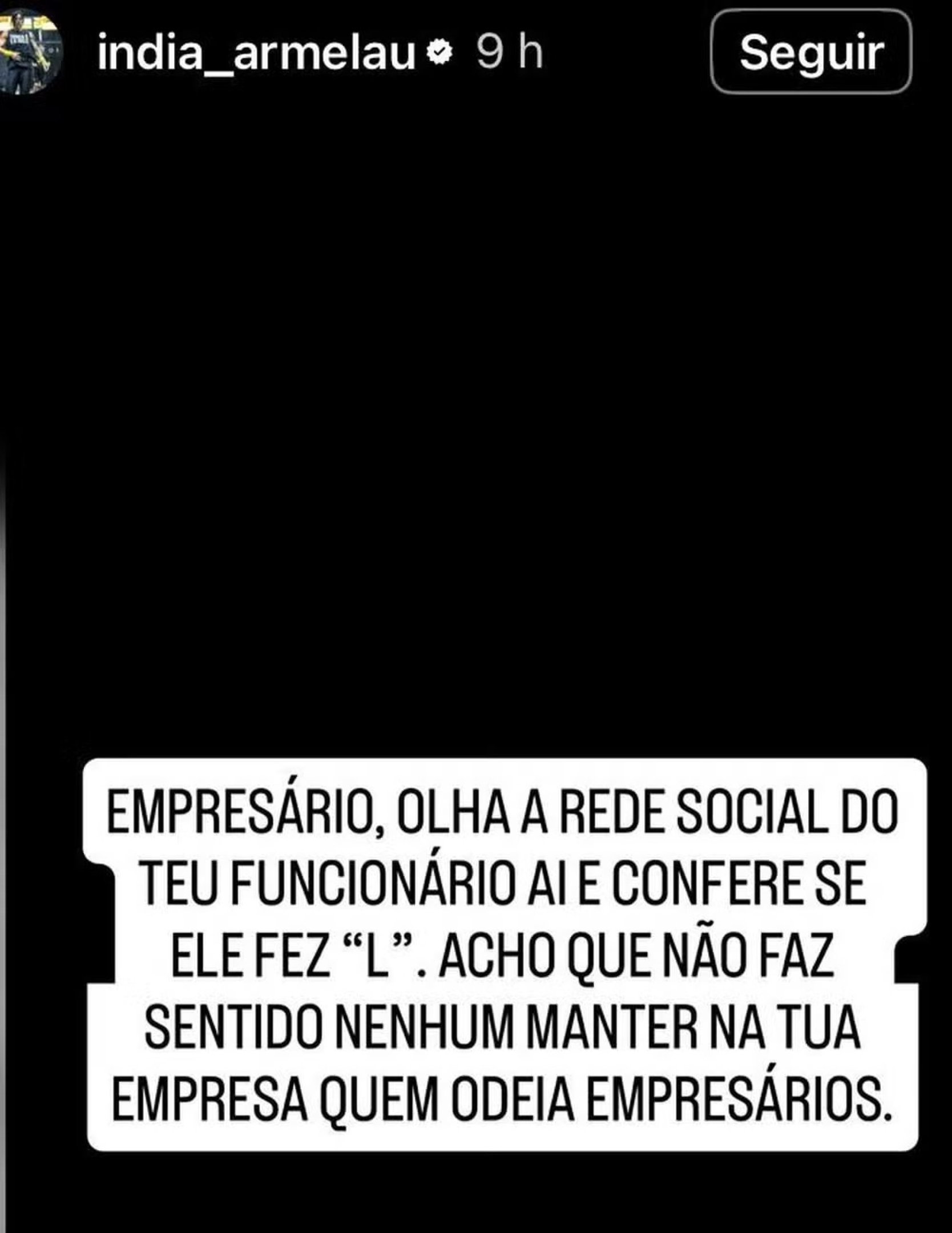 A deputada fluminense sugeriu que empres&aacute;rios investiguem as redes sociais de empregados antes de decidir mant&ecirc;-los na empresa