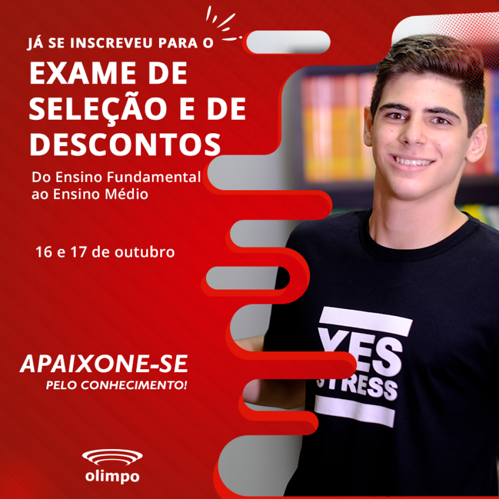 Exame de seleção e de descontos