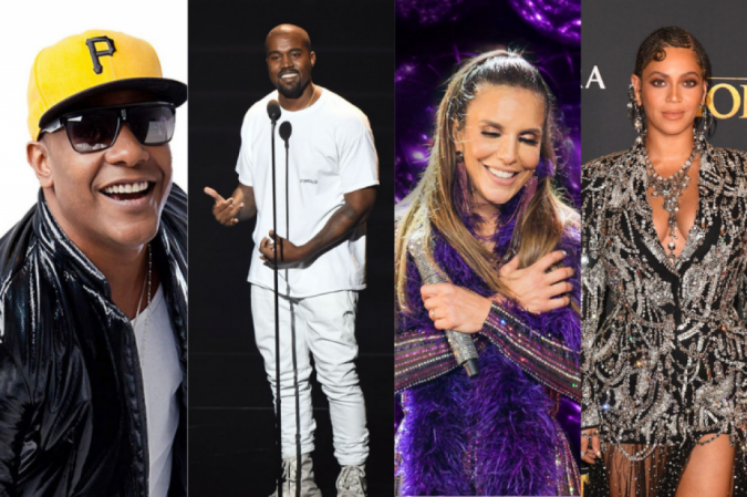  (crédito: David Campbell/Divulgação - Michael Loccisano/Getty Images/AFP - Marcos Hermes/Divulgacao - Robyn Beck/ AFP)