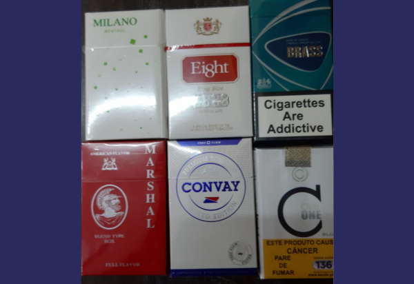 Cigarros ilegais apreendidos em operação 