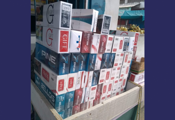 Cigarros ilegais apreendidos em operação