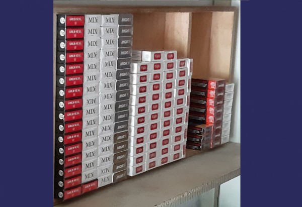 Cigarros ilegais apreendidos em operação