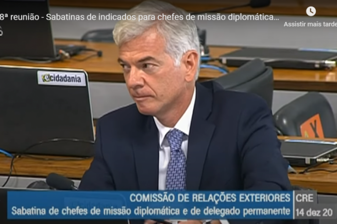 Fabio Marzano, embaixador que teve a indicação rejeitada pelo Senado -  (crédito: Correio Braziliense)