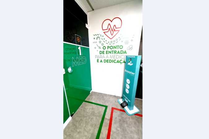 O curso segue todos os procedimentos para evitar que algum aluno se contamine