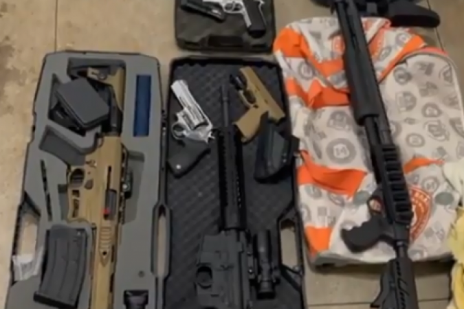 A apreensão foi realizada enquanto a equipe patrulhava em Santa Maria -  (crédito: PMDF)