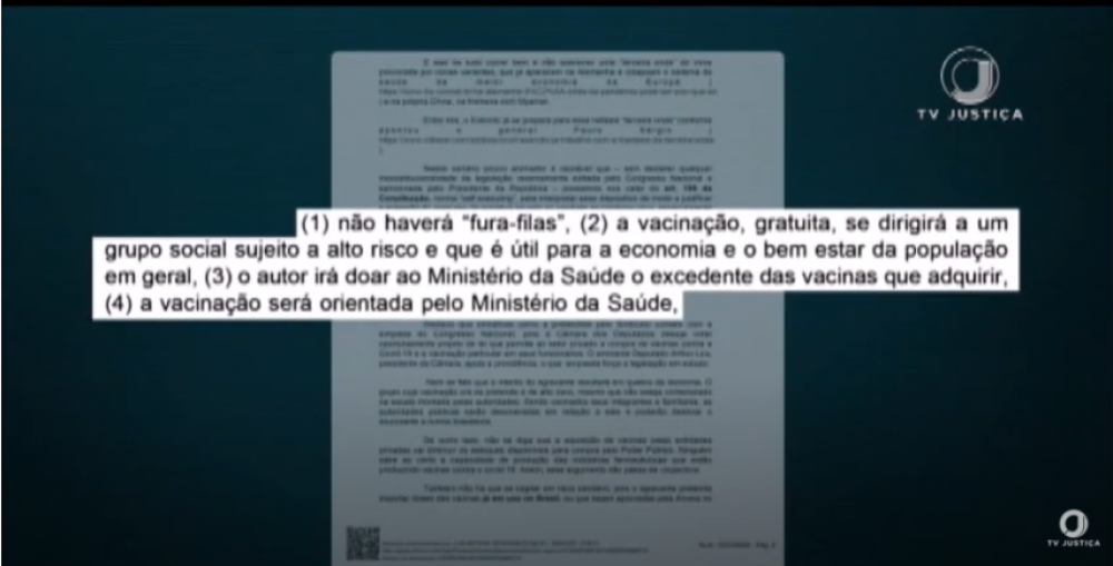 Decis&atilde;o do TRF3 determina que "o excedente seja doado" ao Minist&eacute;rio da Sa&uacute;de para integrar o plano de imuniza&ccedil;&atilde;o brasileiro