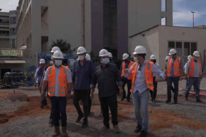 Construído como uma extensão do Hospital Regional de Samambaia (HrSam), a unidade terá mais 102 leitos para pacientes acometidos pela doença -  (crédito: João Cardoso / Agência Brasília)