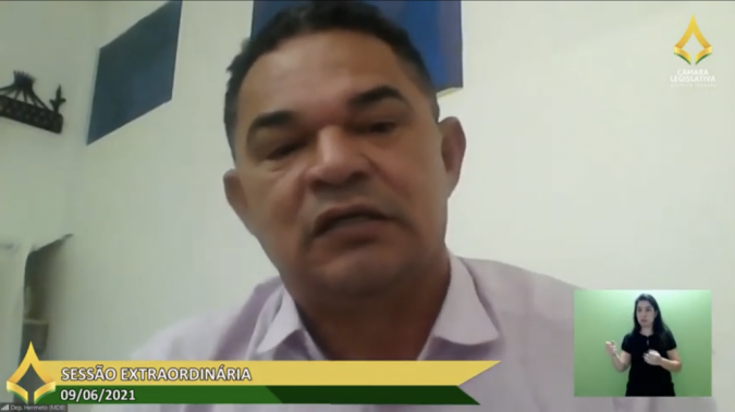Deputado Distrital Hermeto (MDB) em Sessão Extraordinária CLDF / YouTube TV Web CLDF Deputado Distrital Hermeto (MDB) em Sessão Extraordinária CLDF / YouTube TV Web CLDF