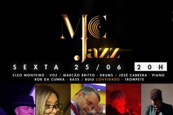 Banda MC Jazz e Buiu animam noite desta sexta-feira (25/6) no Bistrô Na Vila - (crédito: Divulgação ) Banda MC Jazz e Buiu animam noite desta sexta-feira (25/6) no Bistrô Na Vila - (crédito: Divulgação )