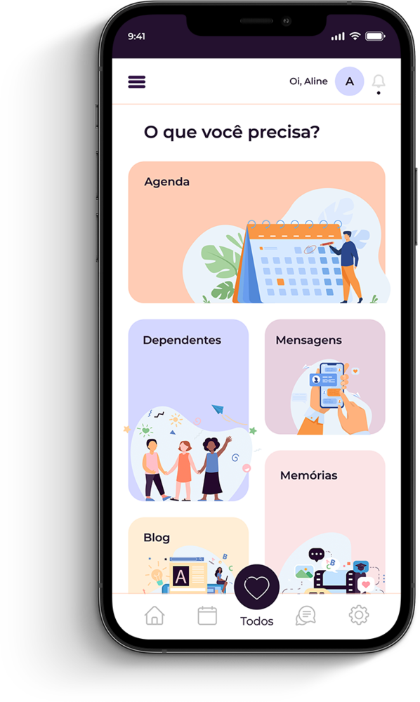 Arquiteta gaúcha cria aplicativo para que pais divorciados conversem sobre os filhos com o mínimo de contato interpessoal. 
