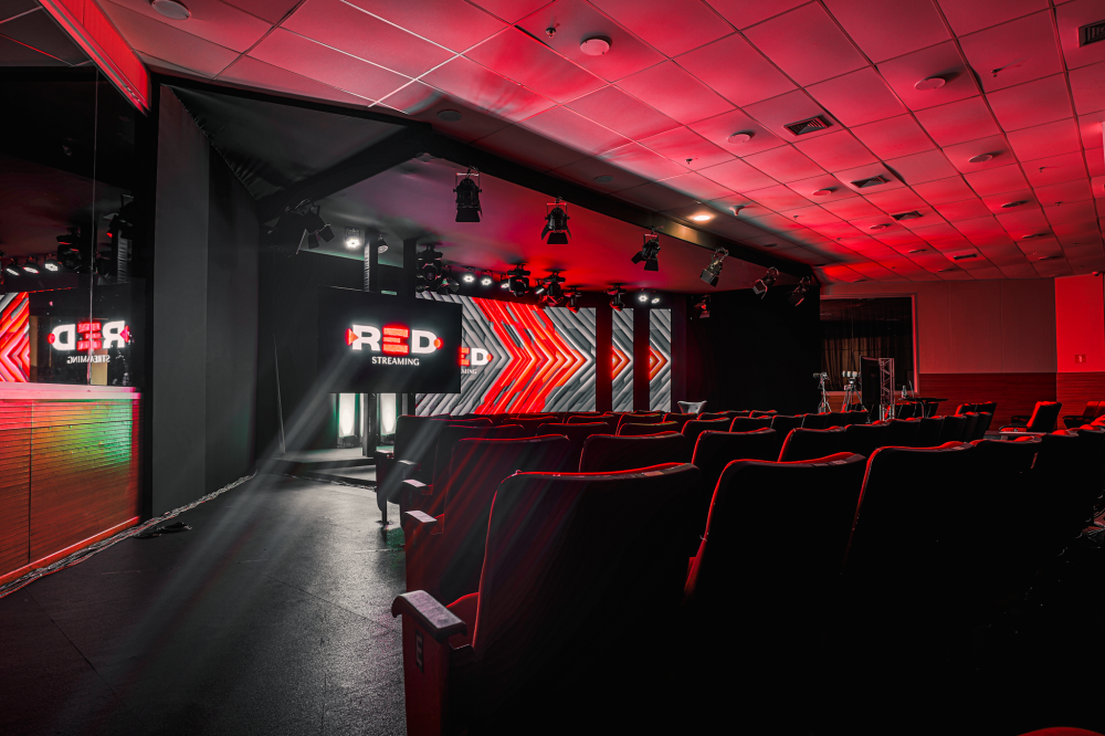 espaço Red Streaming para eventos