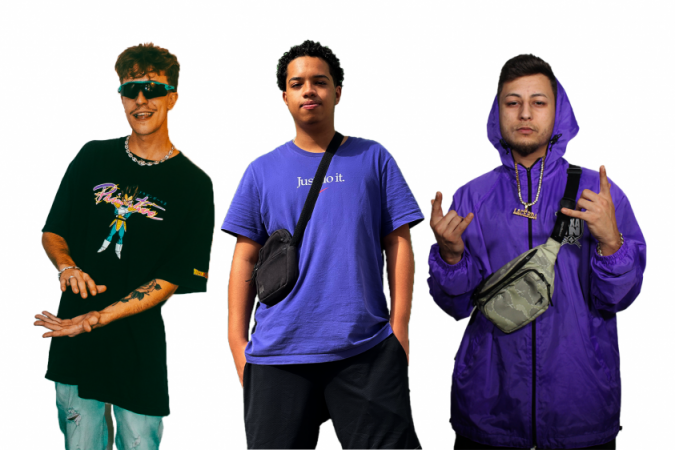 Trappers Lacerda, Ramaciote e Morts assinam as três faixas do EP -  (crédito: Melina Tavares/Divulgação)