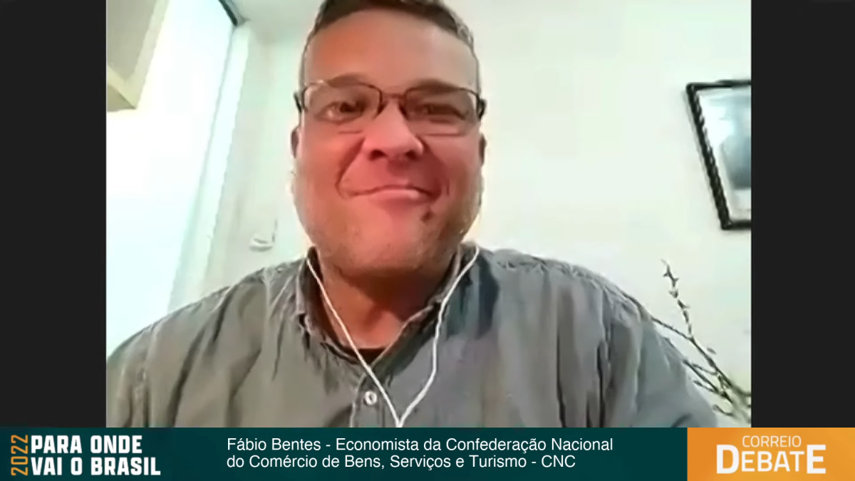 Economista sênior da CNC, Fábio Bentes participa do Correio Debate