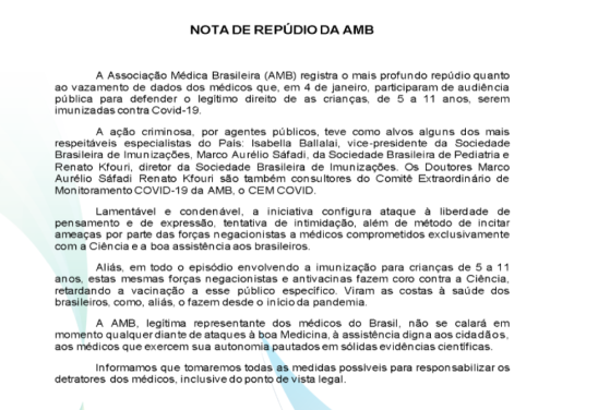 Associação Médica Brasileira (AMB)/Divulgação