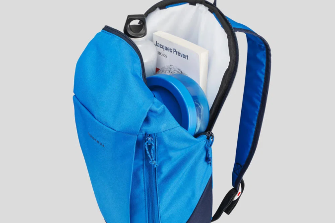 Mochila NH100 10L, da Quechua, na Decathlon (R$ 39,99)
