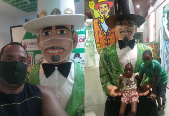 Marcone Júnior, 33, junto aos filhos Maria Eduarda, de 6 anos, e Gleydson Gabriel, de 10 anos. 