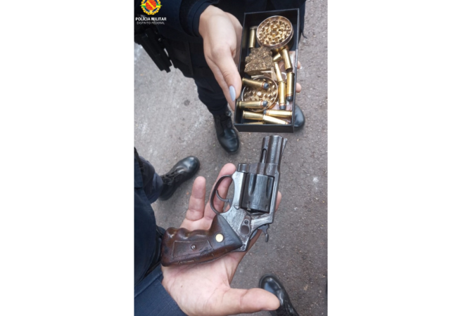 Munições foram apreendidas pela polícia na casa do suspeito - (crédito: PMDF/Divulgação) Munições foram apreendidas pela polícia na casa do suspeito - (crédito: PMDF/Divulgação)