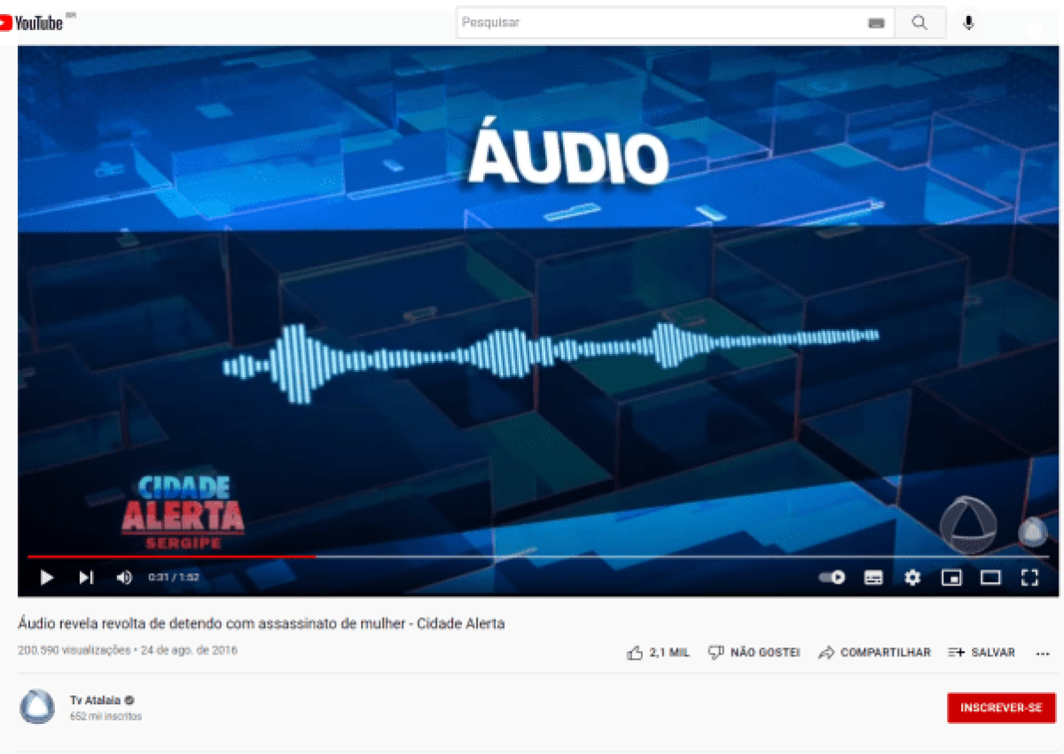 É falso um vídeo que manipula uma transmissão do programa Cidade Alerta Sergipe