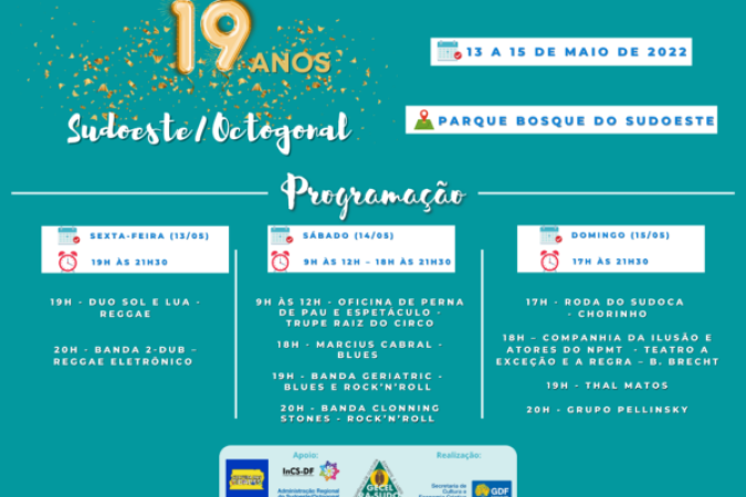 (crédito: Reprodução/istração Regional do Sudoeste/Octogonal) (crédito: Reprodução/istração Regional do Sudoeste/Octogonal)