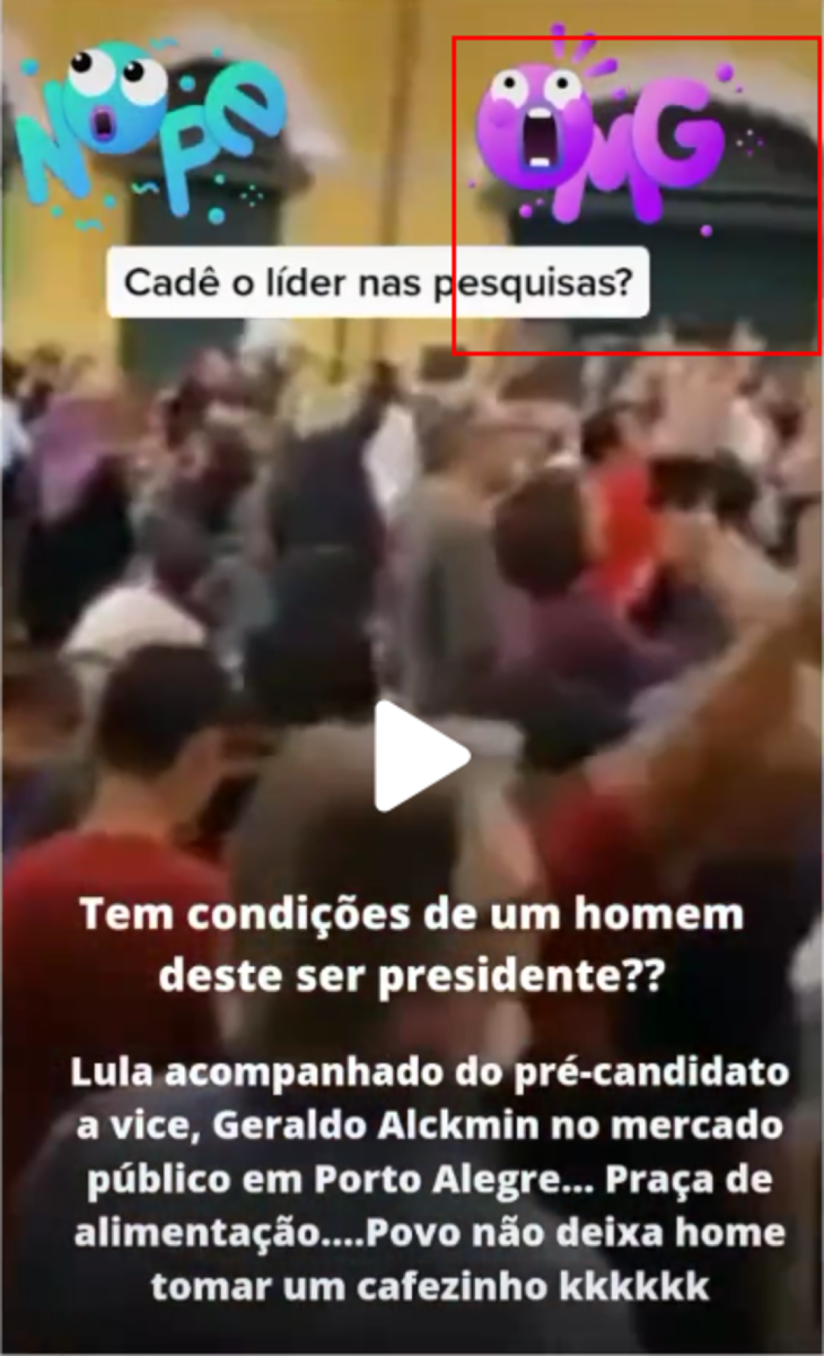 Captura de tela do vídeo verificado pelo Comprova.