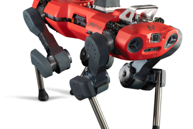 O rover LEAP é baseado no robô de pernas, ANYmal, desenvolvido na ETH Zürich e seu spin-off ANYbotics.