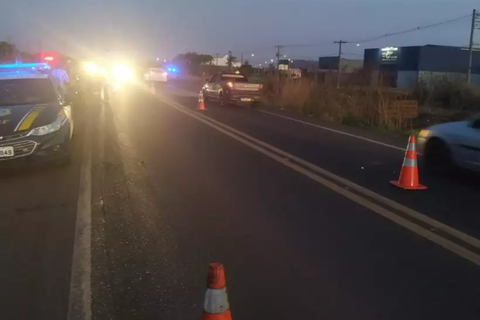 Trânsito no local do acidente foi liberado após duas horas - (crédito: Divulgação/Corpo de Bombeiros) Trânsito no local do acidente foi liberado após duas horas - (crédito: Divulgação/Corpo de Bombeiros)