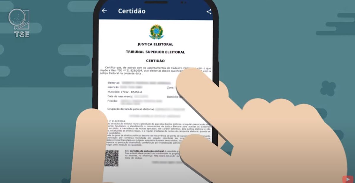 Poderá ser emitida as certidões de quitação eleitoral e a consulta de crimes eleitorais.