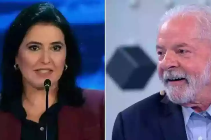 Entre as declarações feitas, Tebet disse que Lula 'tem compromisso com a Constituição' - (crédito: Reprodução/Rede Globo e Reprodução/SBT) Entre as declarações feitas, Tebet disse que Lula 'tem compromisso com a Constituição' - (crédito: Reprodução/Rede Globo e Reprodução/SBT)