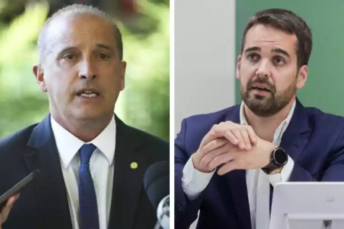 Onyx Lorenzoni disputa segundo turno contra Eduardo Leite - (crédito: Valter Campanato/Agência Brasil; Felipe Dalla Valle/Palácio Piratini) Onyx Lorenzoni disputa segundo turno contra Eduardo Leite - (crédito: Valter Campanato/Agência Brasil; Felipe Dalla Valle/Palácio Piratini)