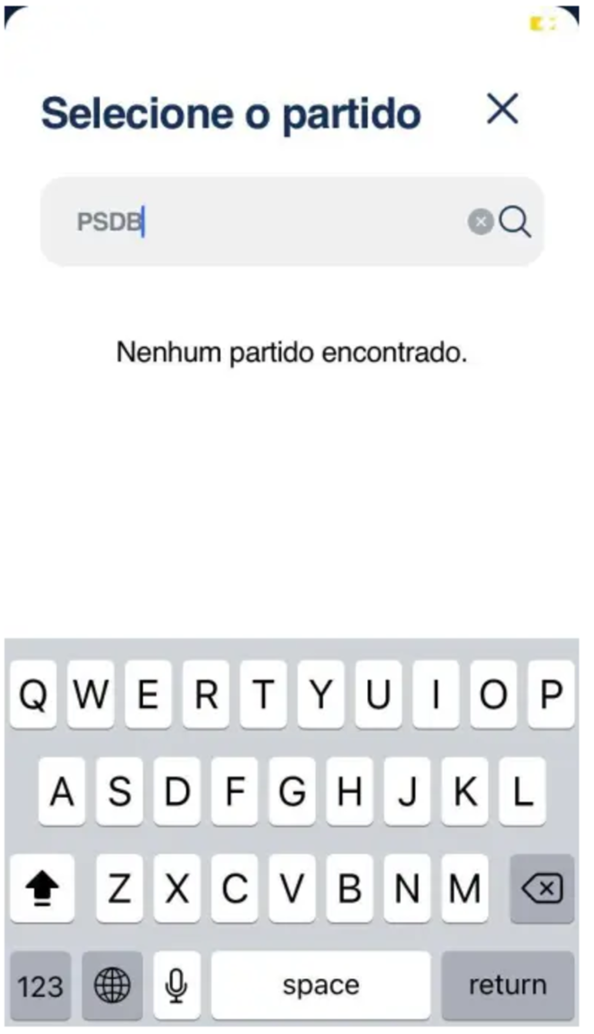 Print do aplicativo pardal