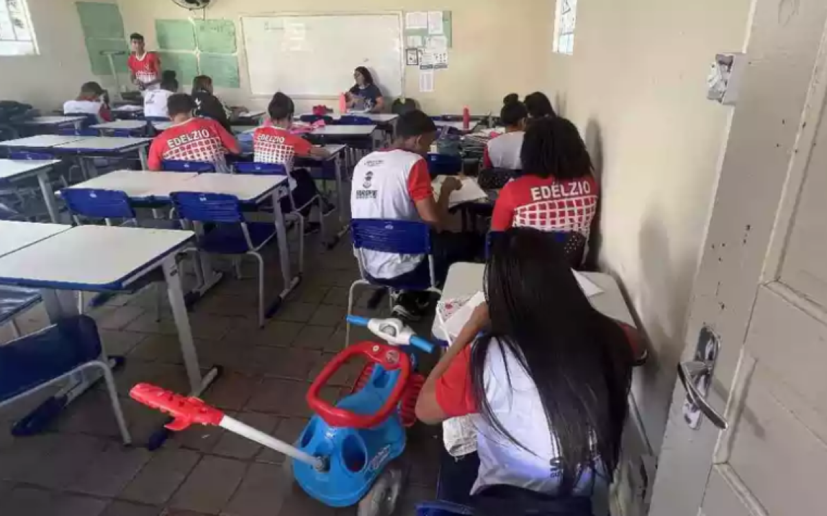 O colégio Dr. Edélzio, lar do projeto Bebê a Bordo, em Sergipe