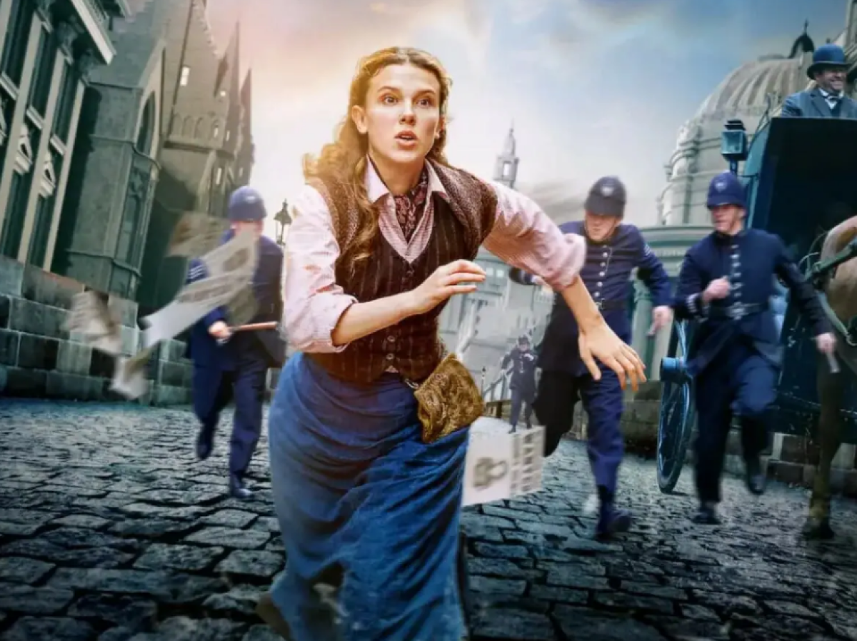 O set criado para o filme foi construído em uma antiga fábrica