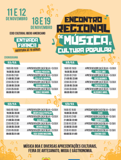 Festival Encontro regional de música e cultura popular 