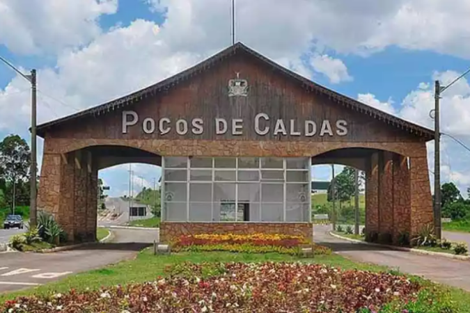 Crime aconteceu em posto de Poços de Caldas - (crédito: Abrace o Mundo) Crime aconteceu em posto de Poços de Caldas - (crédito: Abrace o Mundo)