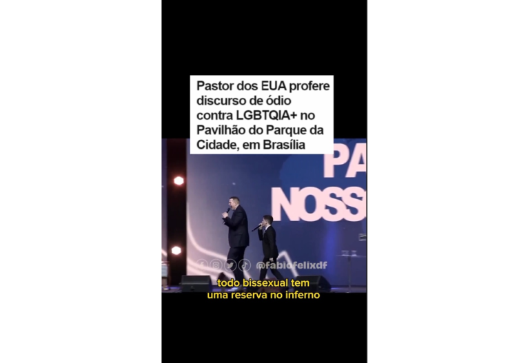 PCDF abre inquérito sobre discurso homofóbico de pastor em evento