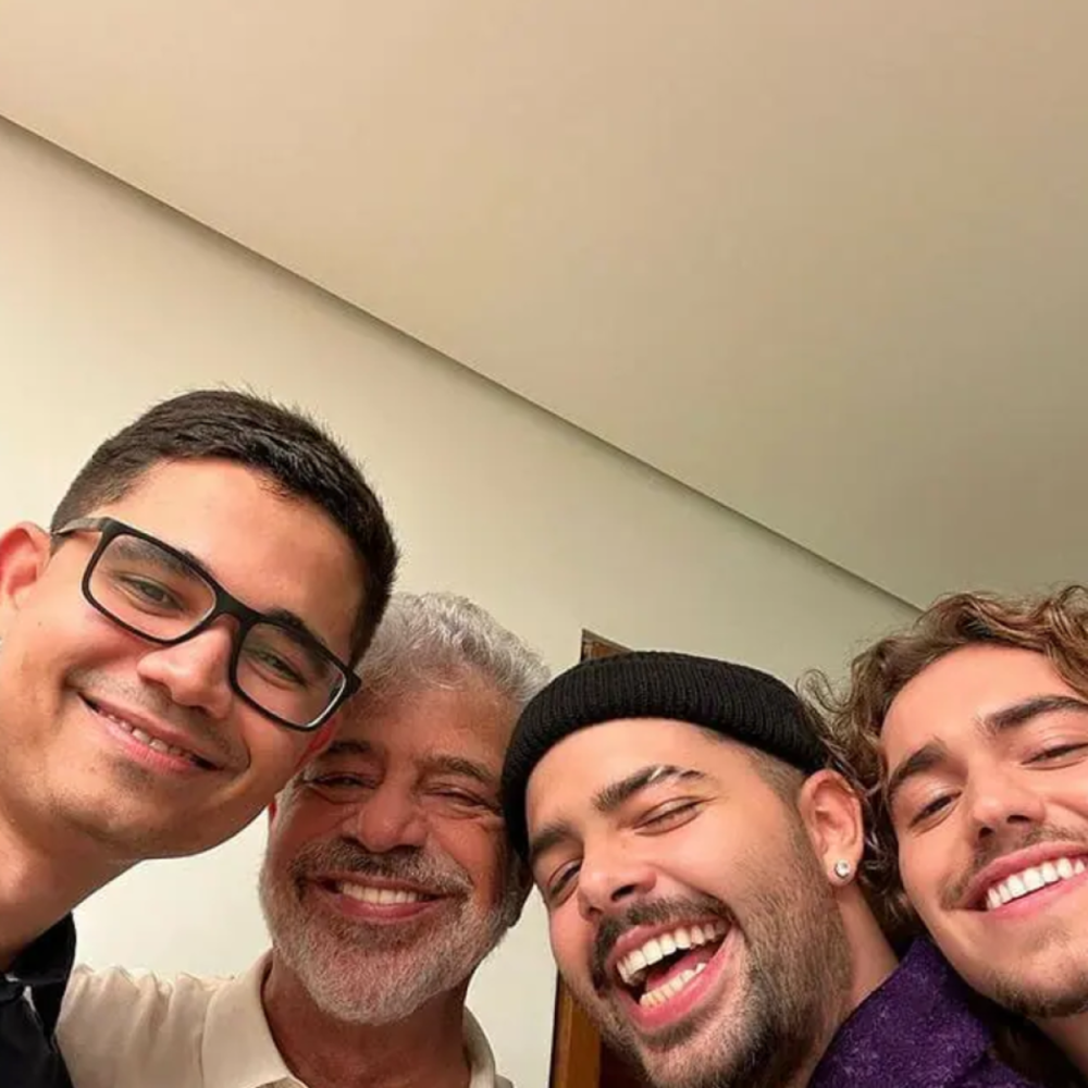 Clebson Teixeira, Lulu Santos, Pedro Sampaio e Henrique Meinke 