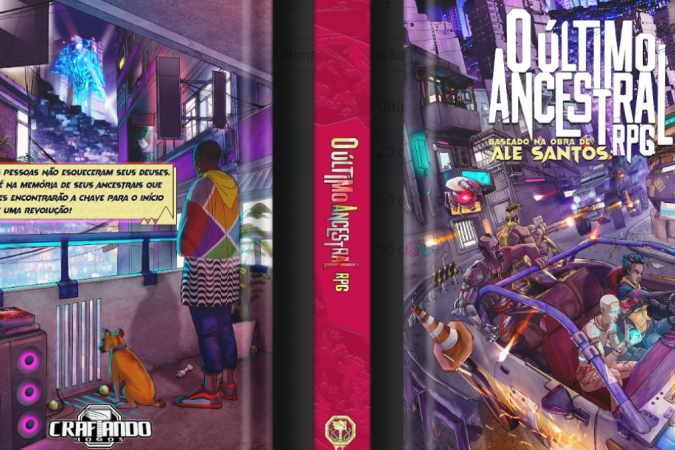 Capa do RPG 'O Último Ancestral', de Ale Santos - (crédito: Craftando Jogos) Capa do RPG 'O Último Ancestral', de Ale Santos - (crédito: Craftando Jogos)