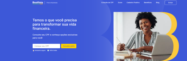 O consumidor também pode checar se está com o nome sujo por meio do site Boa Vista SPC