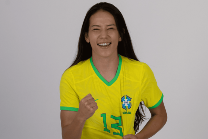 Aos 21 anos, Bruninha disputará a Copa do Mundo pela primeira vez - (crédito: Thais Magalhães/CBF) Aos 21 anos, Bruninha disputará a Copa do Mundo pela primeira vez - (crédito: Thais Magalhães/CBF)