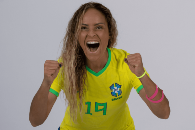 Aos 36 anos, Mônica jogará a Copa do Mundo pela terceira vez - (crédito: Thais Magalhães/CBF) Aos 36 anos, Mônica jogará a Copa do Mundo pela terceira vez - (crédito: Thais Magalhães/CBF)