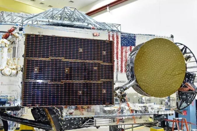 O satélite Jupiter 3 fornecerá e para consumidores e empresas, com internet e conexão para celulares - (crédito: Divulgação/Hughes) O satélite Jupiter 3 fornecerá e para consumidores e empresas, com internet e conexão para celulares - (crédito: Divulgação/Hughes)
