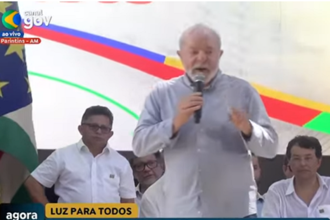 O presidente Lula participou do relançamento do programa Luz para Todos - (crédito: Reprodução / Youtube) O presidente Lula participou do relançamento do programa Luz para Todos - (crédito: Reprodução / Youtube)