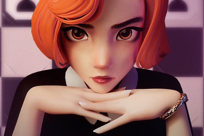A personagem principal de 'O gambito da rainha' em versão 'game' - (crédito: Divulgação/Netflix) A personagem principal de 'O gambito da rainha' em versão 'game' - (crédito: Divulgação/Netflix)