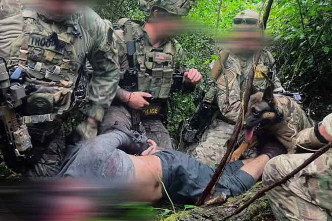 Danilo foi capturado pela polÃcia na manhã de quarta-feira antes que ele tentasse fugir para o Canadá - (crédito: USBP CHIEF TIM SULLIVAN) Danilo foi capturado pela polÃcia na manhã de quarta-feira antes que ele tentasse fugir para o Canadá - (crédito: USBP CHIEF TIM SULLIVAN)