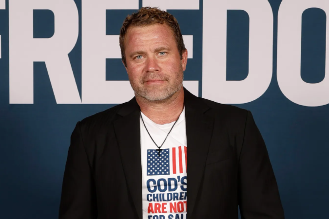 Tim Ballard foi o responsável por inspirar filme lançado no Brasil na semana ada - (crédito: Getty Images) Tim Ballard foi o responsável por inspirar filme lançado no Brasil na semana ada - (crédito: Getty Images)