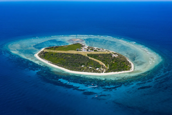 Ilha Lady Elliot fica na Grande Barreira de Corais, na costa da Austrália. - (crédito: Lady Elliot Island) Ilha Lady Elliot fica na Grande Barreira de Corais, na costa da Austrália. - (crédito: Lady Elliot Island)
