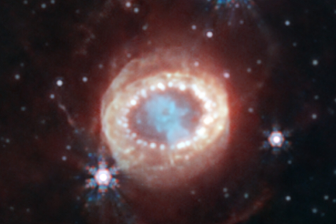supernova SN 1987A pelo webb - (crédito: NASA, ESA, CSA, M. Matsuura/R. Arendt/C. Fransson) supernova SN 1987A pelo webb - (crédito: NASA, ESA, CSA, M. Matsuura/R. Arendt/C. Fransson)
