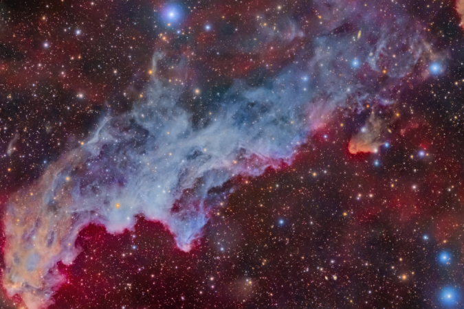 A Nebulosa Cabeça da Bruxa tem magnitude 13, ou seja, seu brilho é bem fraco. Por isso, é preciso usar grandes telescópios para observá-la. - (crédito: Abdullah Alharbi) A Nebulosa Cabeça da Bruxa tem magnitude 13, ou seja, seu brilho é bem fraco. Por isso, é preciso usar grandes telescópios para observá-la. - (crédito: Abdullah Alharbi)